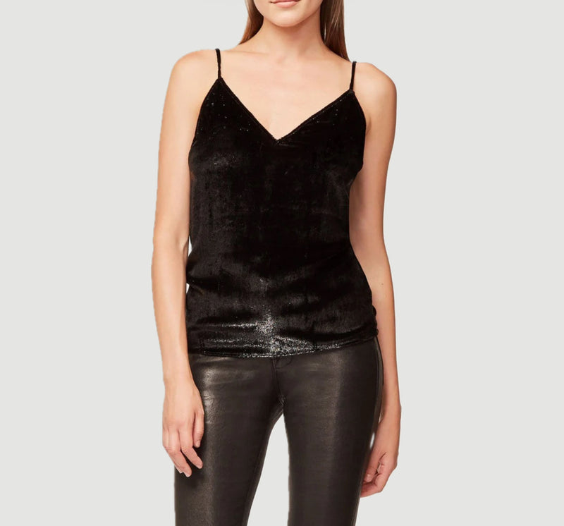 Frame Velvet Camisole - Noir