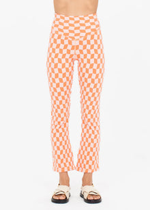The Upside Yosemite Thia Flare Pant - Nectarine Petal