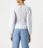 ICHI Rebekka Blouse - Cloud Dancer