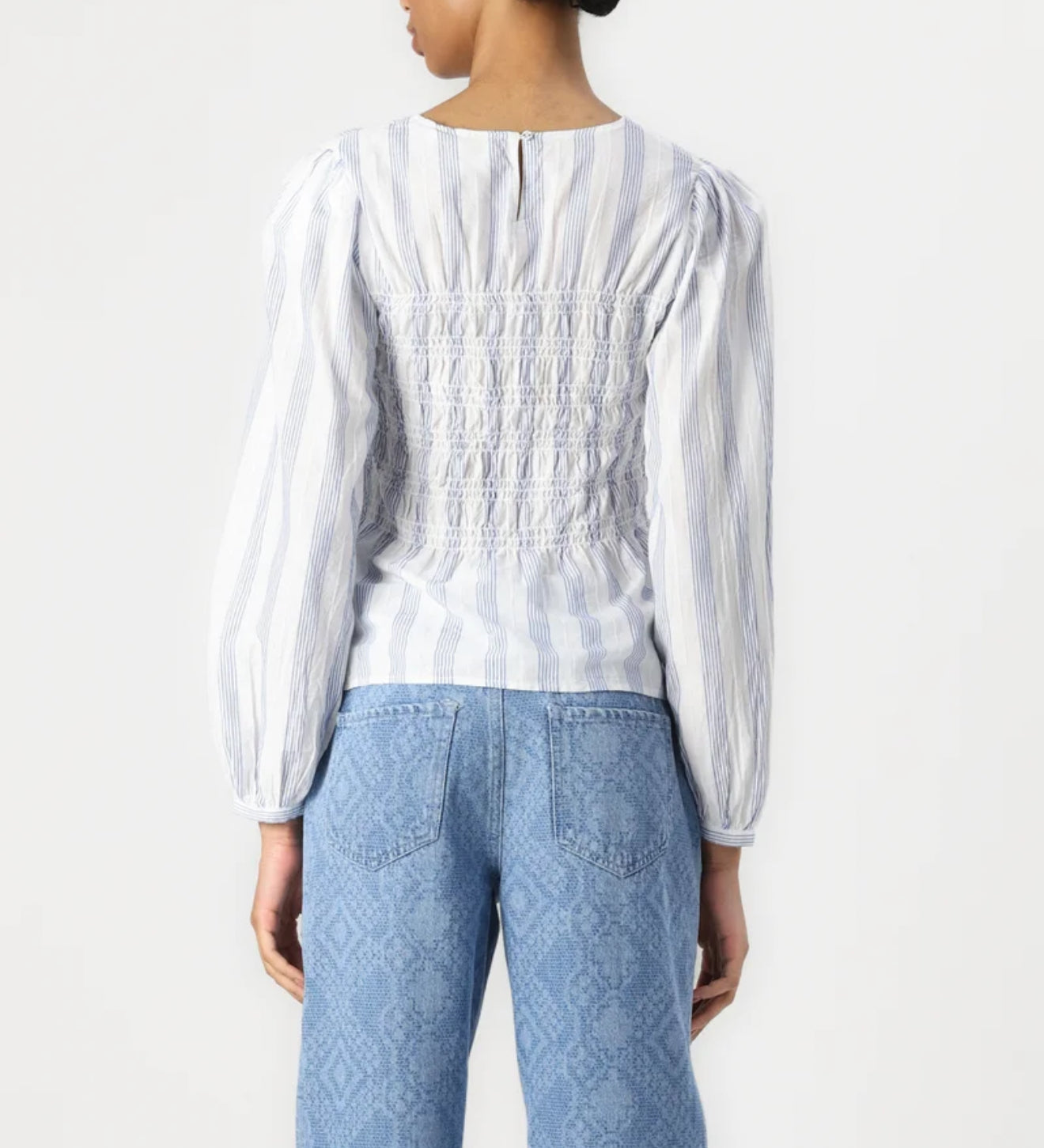ICHI Rebekka Blouse - Cloud Dancer