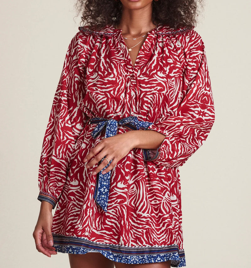 The Shirt by Rochelle Behrens The Taylor Dress - Red Boho