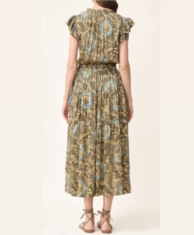 Omika Billie Midi Dress - Cemille Moss