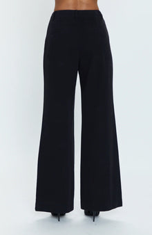 Pistola Jasmine High Rise Wide Leg Trouser - Black