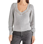 Steve Madden Irene Sweater - Silver Grey