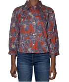 Love the Label Sula Top - Khushi Plum Print