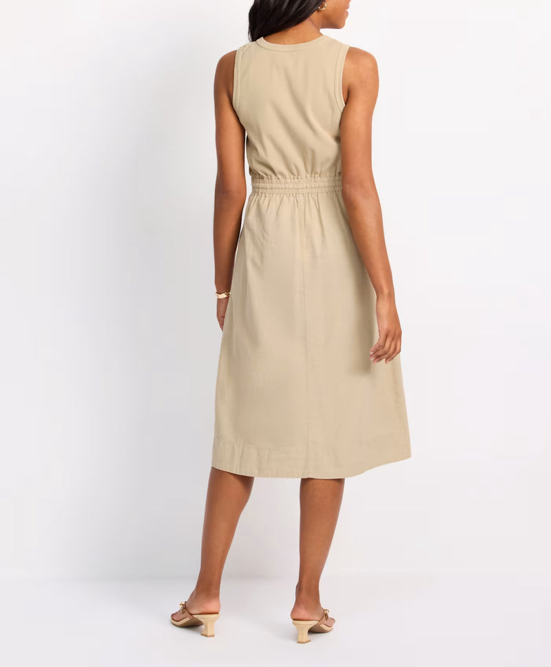 Michael Stars Wilhelmina Sleeveless Dress - Natural