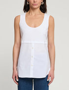 Hinson Wu Claire Sleeveless Foundation Layer - White
