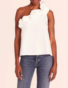 Amanda Uprichard Hermosa Top in White