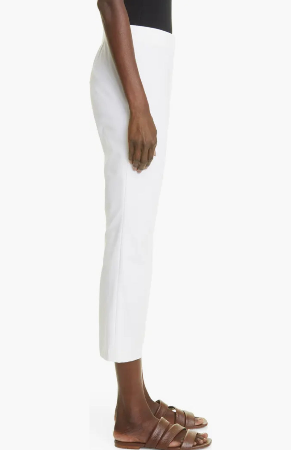 Lafayette 148 Manhattan Skinny Flare Pant - White