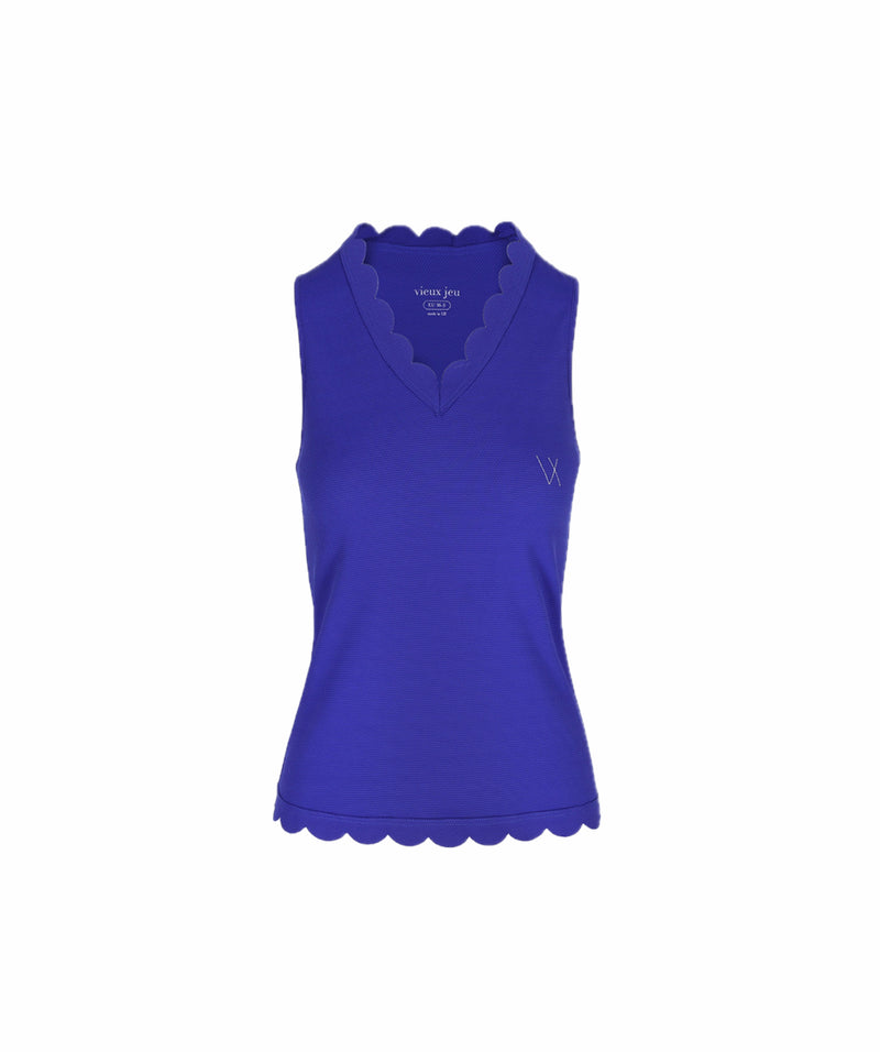 Vieux Jeu Lien Tank - Blue