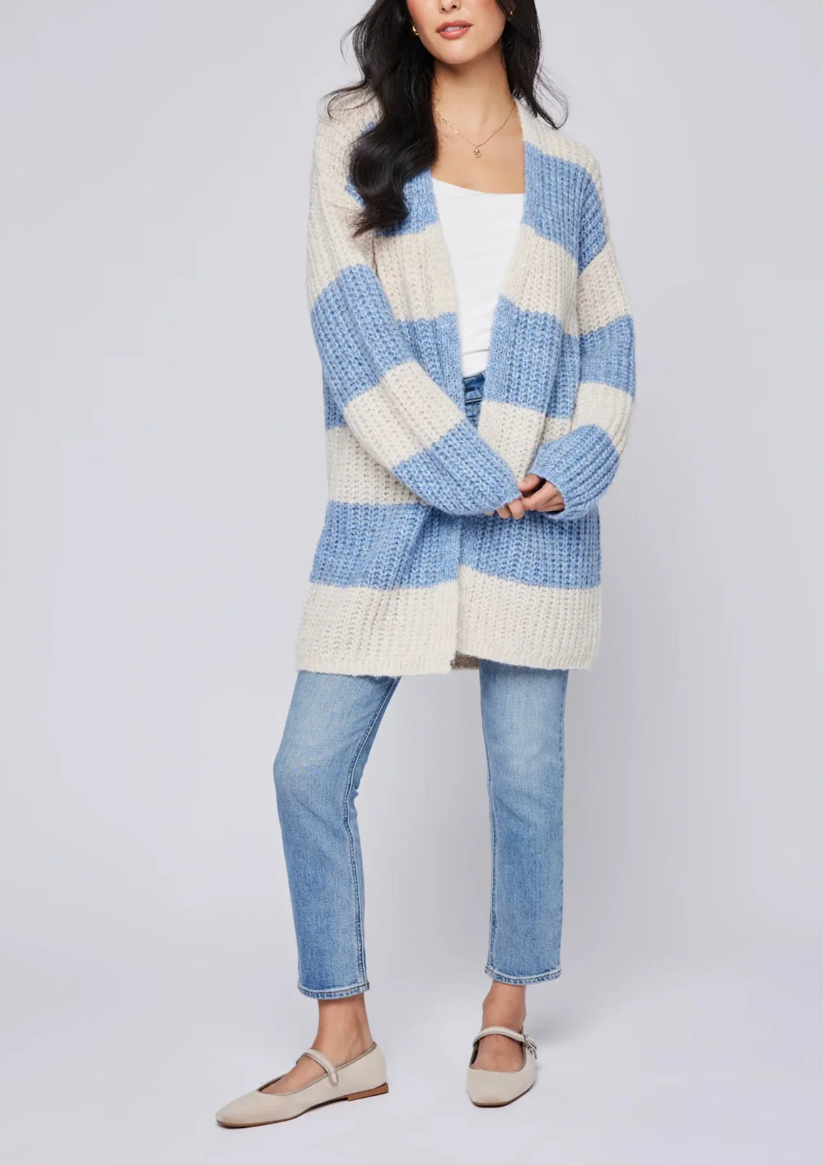 Gentle Fawn Enid Cardigan - Sky Stripe