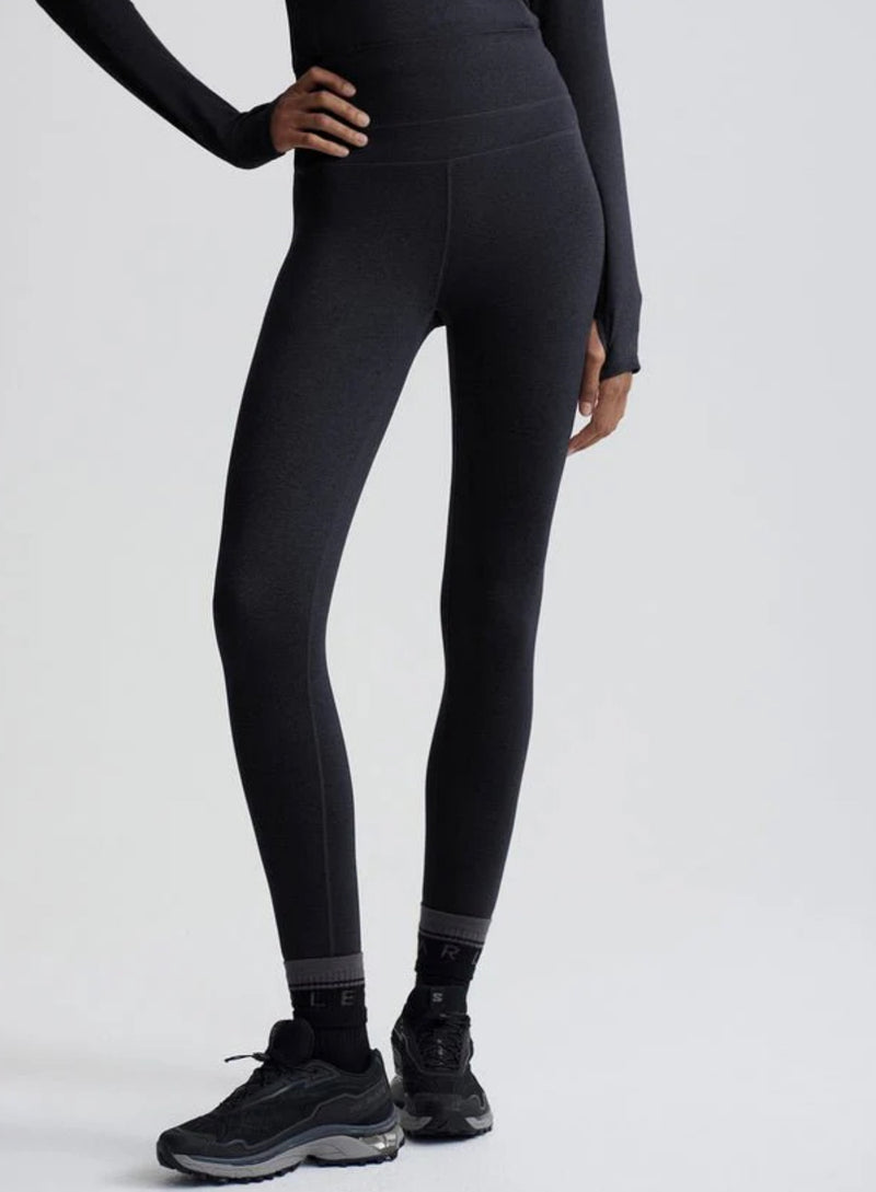 Varley Always Warm Base Layer Leggings- Black Marl