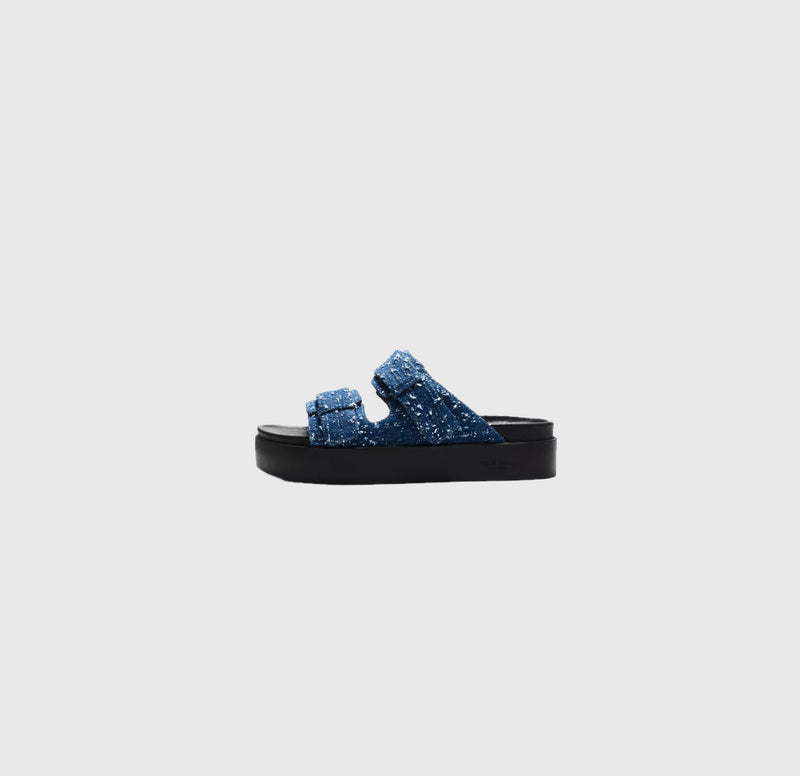 rag & bone Geo Platform Slide - Denim