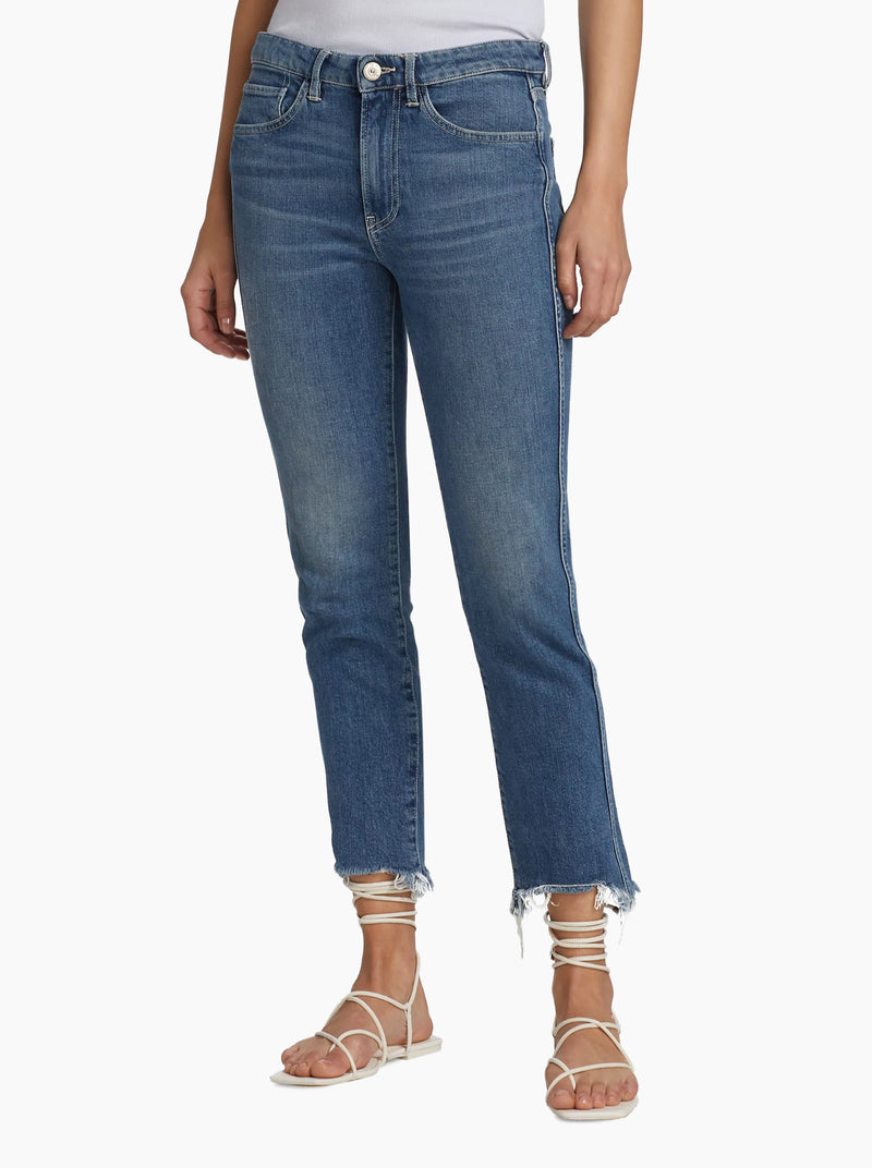 3x1 W3 Straight Authentic Cropped Jeans - Camden