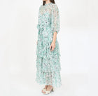 Christy Lynn Sara Dress - Teal Vintage Floral