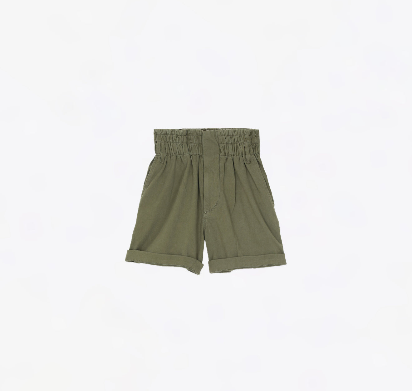 Ragdoll LA High Waisted Shorts - Army Green