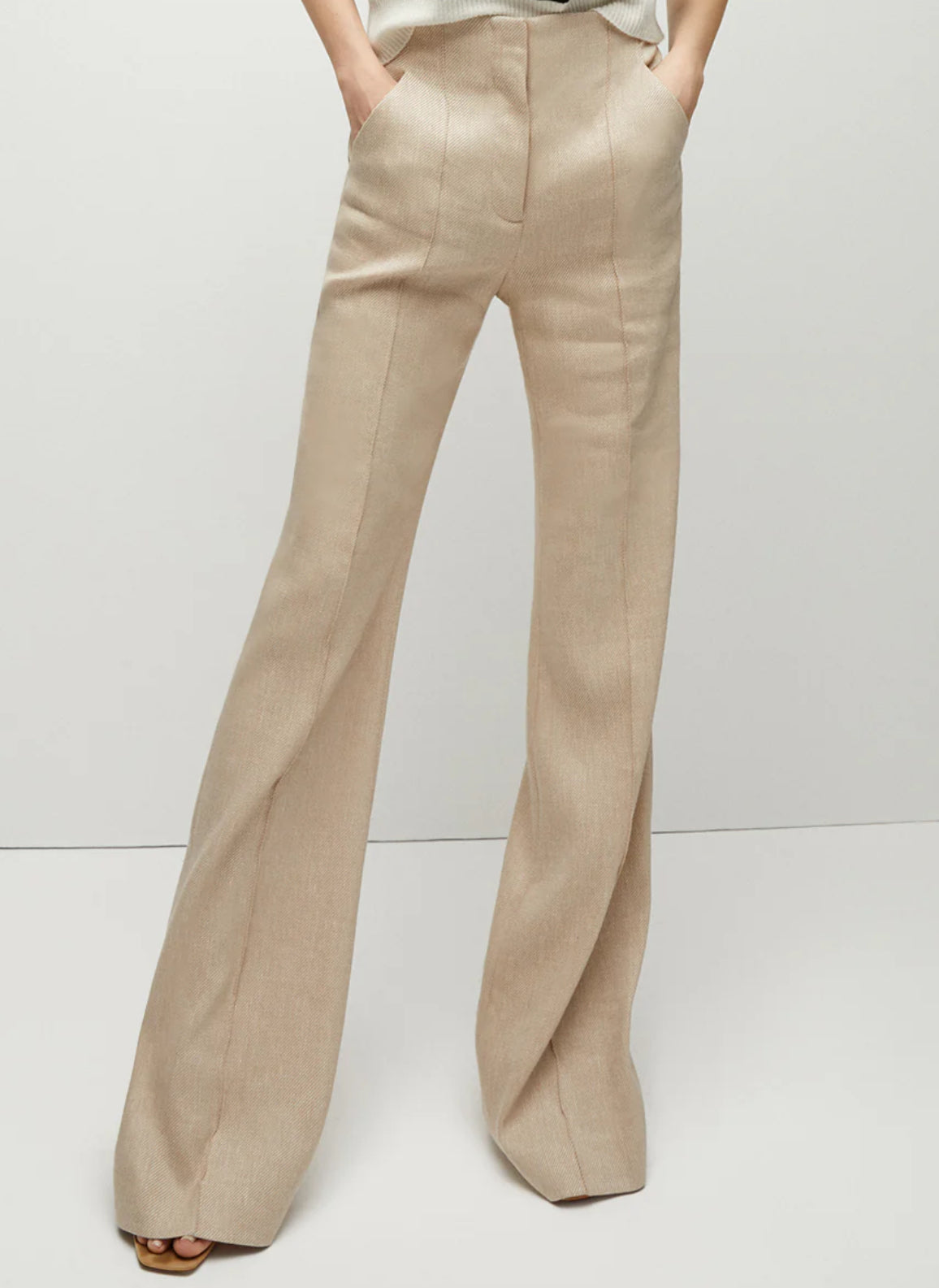 Veronica Beard Komi Pant - Sandlewood Melange