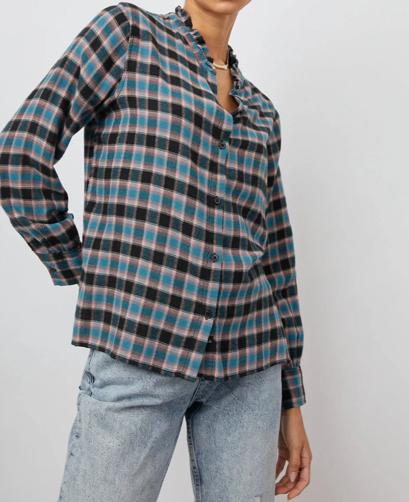 Rails Andie Top - Teal Coal