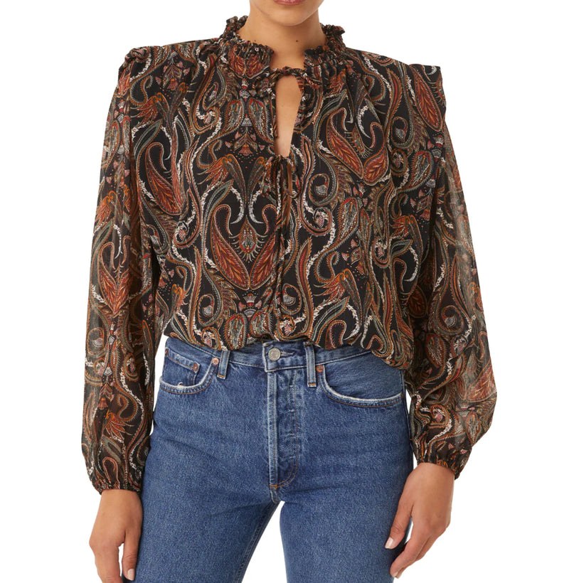 MISA Los Angeles Helena Top - Spartina Paisley