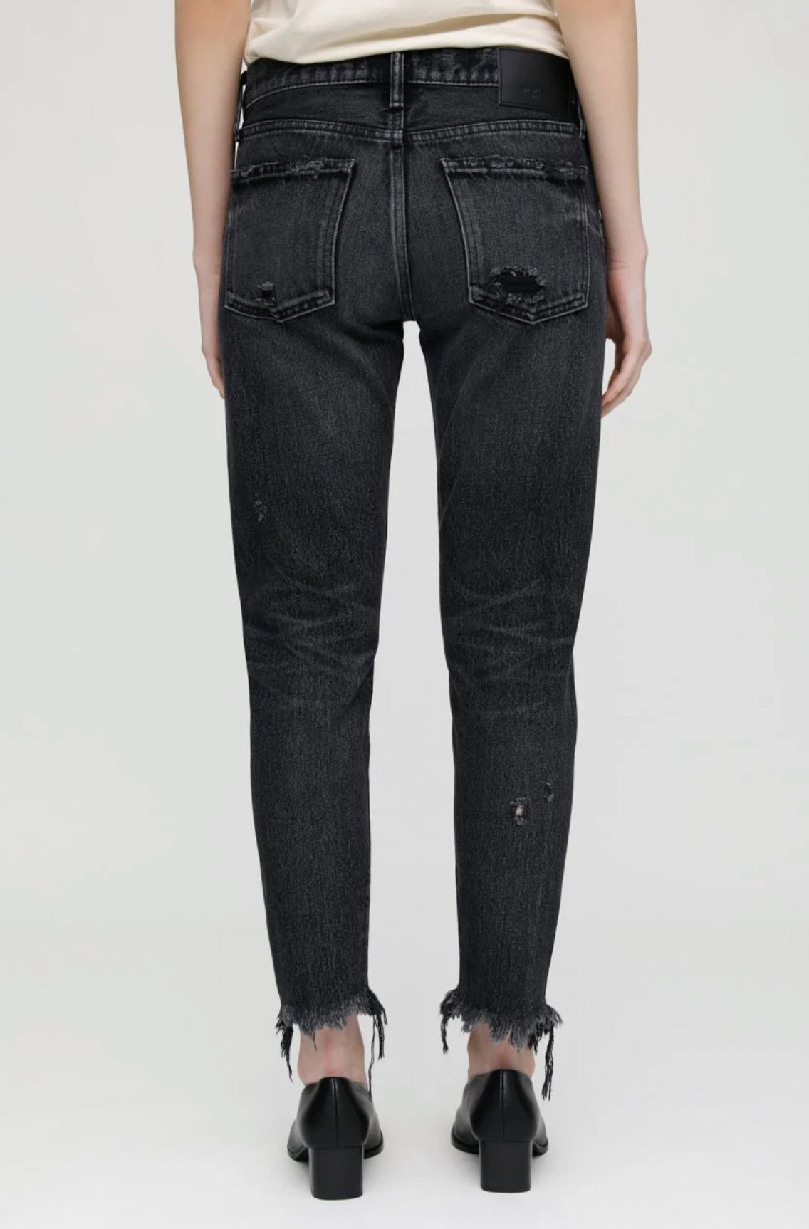 Moussy Vintage Keller Tapered Jeans - Black