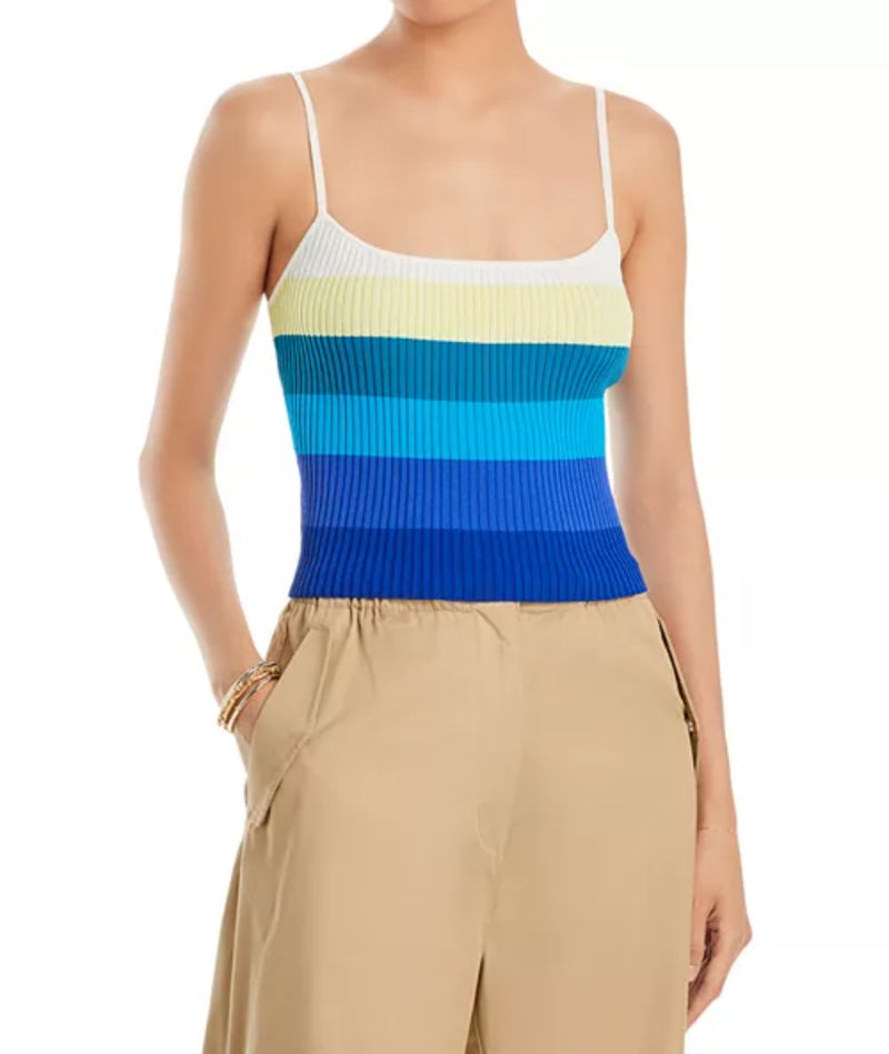 STAUD Soleil Top - Pacific Stripe