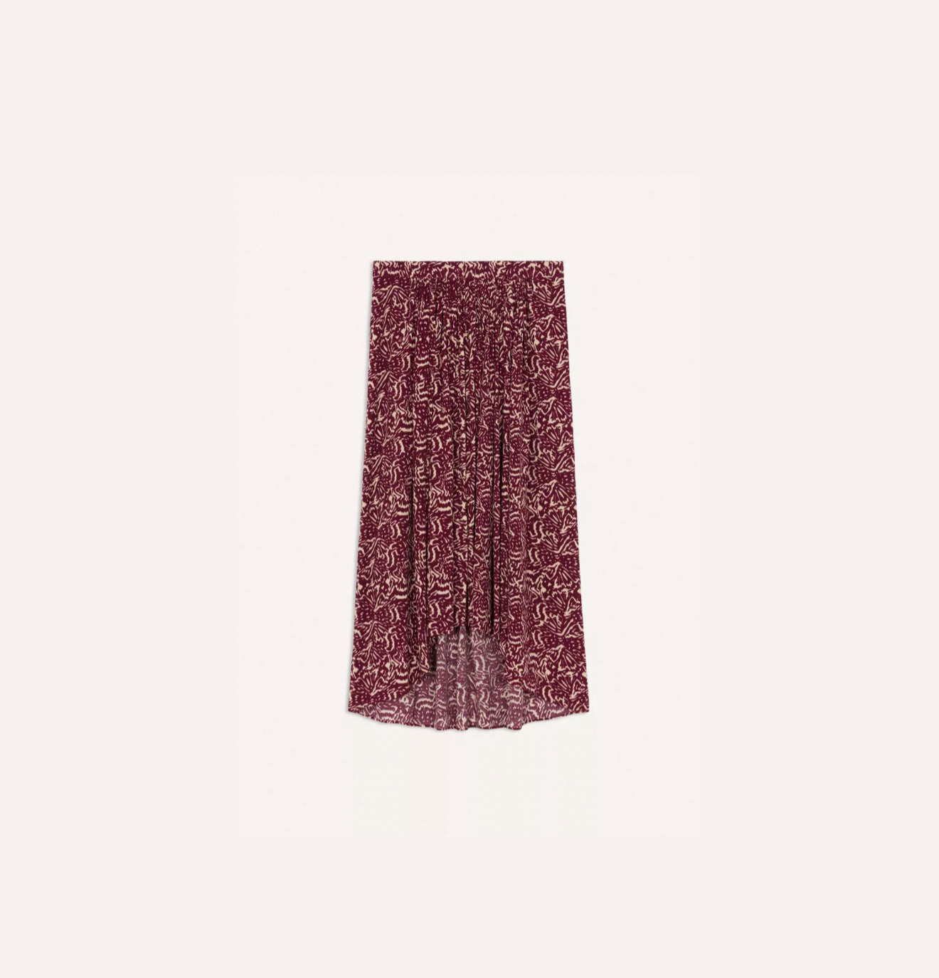 ba&sh Lenny Printed Skirt - Raisin