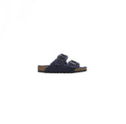Birkenstock Arizona Shearling Suede Leather - Midnight Blue