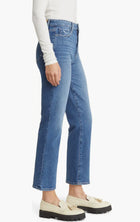 Paige Claudine Relaxed High Waist Ankle Flare Jeans - Concerto Distressed