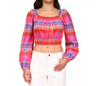 Sanctuary Madras Cropped Blouse