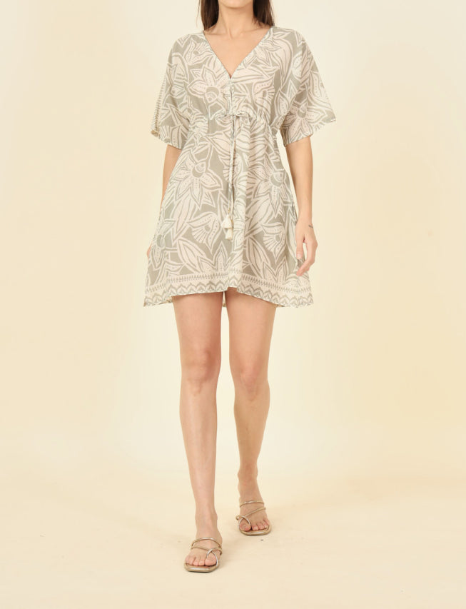 Omika Pia Mini Dress - Martina Agave