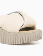 4CCCCEES Plia Anda Leather Platform - Ivory