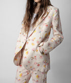 Zadig & Voltaire Courtney Linen Blazer