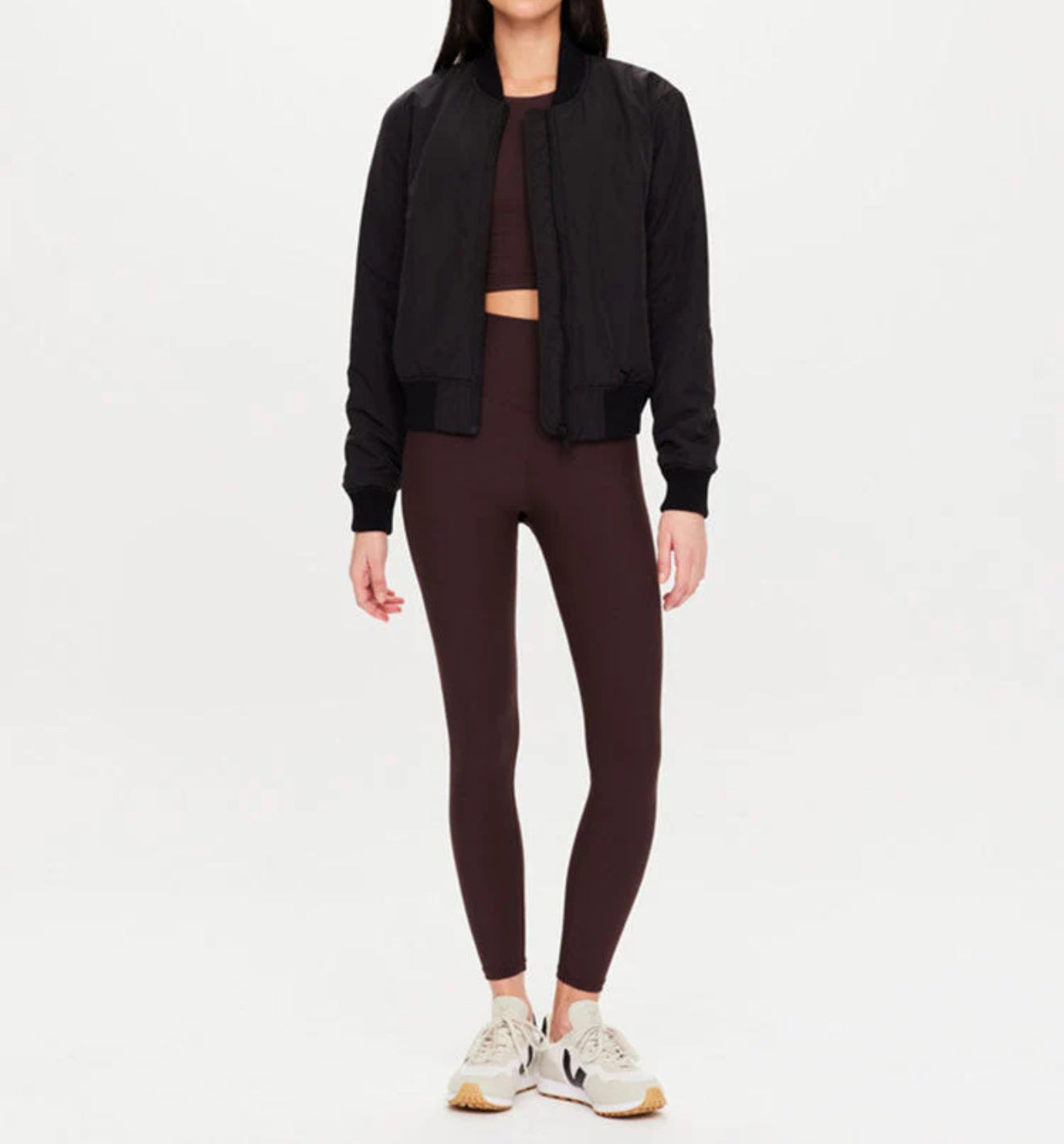 The Upside Peached 25” High Midi Pant - Brown