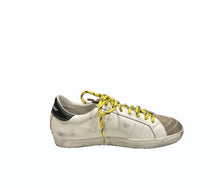 Primabase Sneaker With Yellow Lace - White