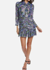 Saylor Ramonie Floral Mini Dress - Midnight