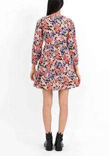 Banjanan Macaw Dress - Monarch Black