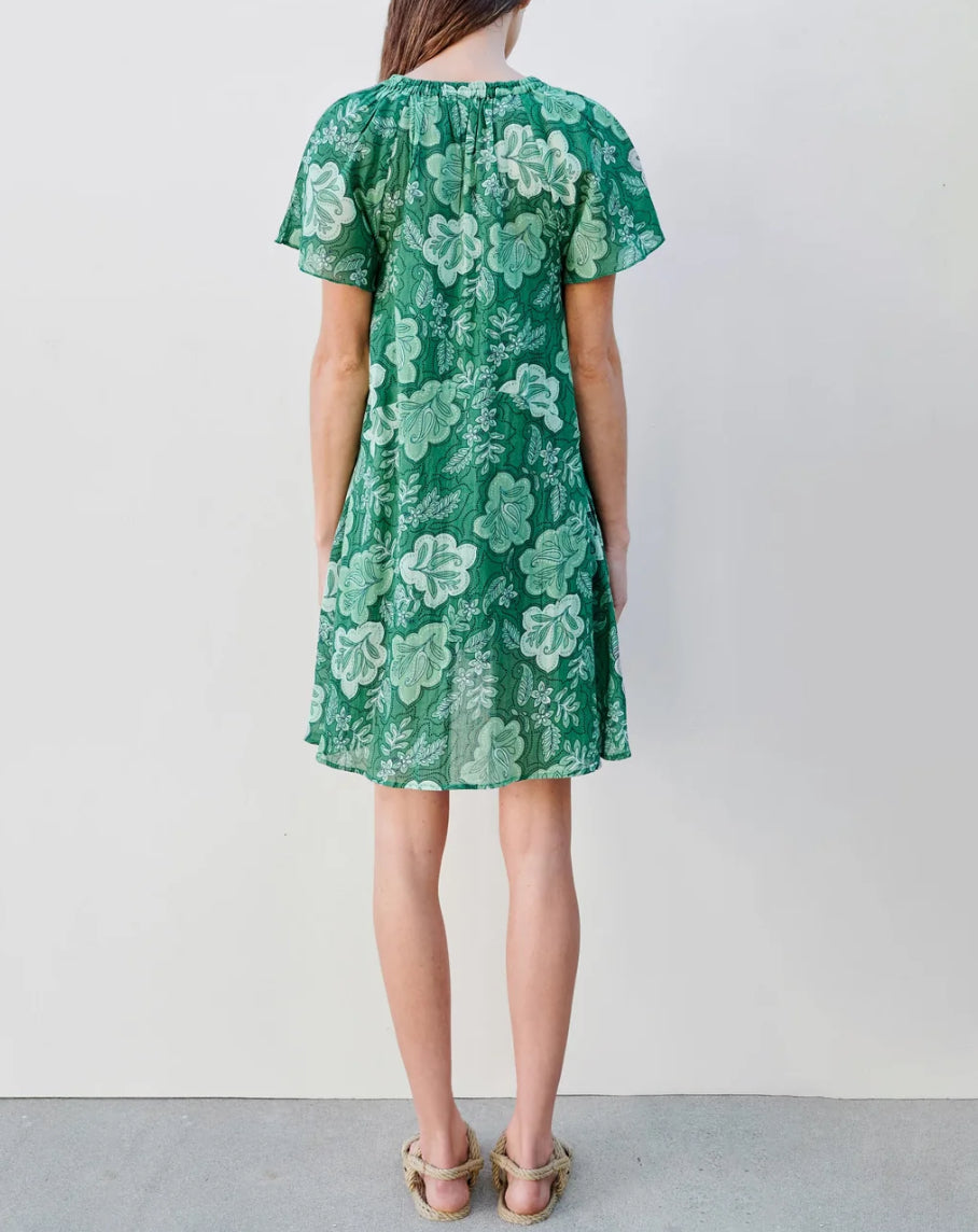 Sundry Mini Short Sleeve Swing Dress - Everly Flora