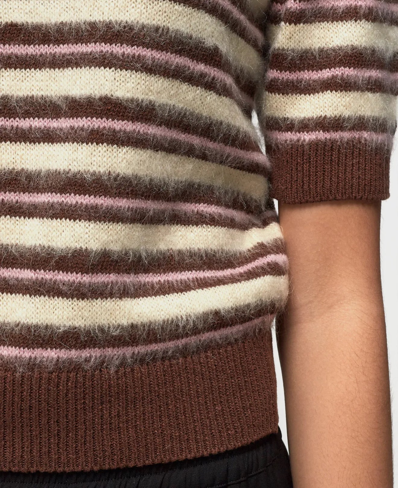 Samsøe Samsøe Sagiulia SS Sweater - Brownstone