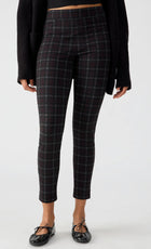 Sanctuary Runway Semi High Rise Legging - Sugar Plum Plaid