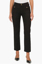 DL1961 Mara Instasculpt Mid Rise Ankle Straight Leg Jean - Black Onyx Dynamic