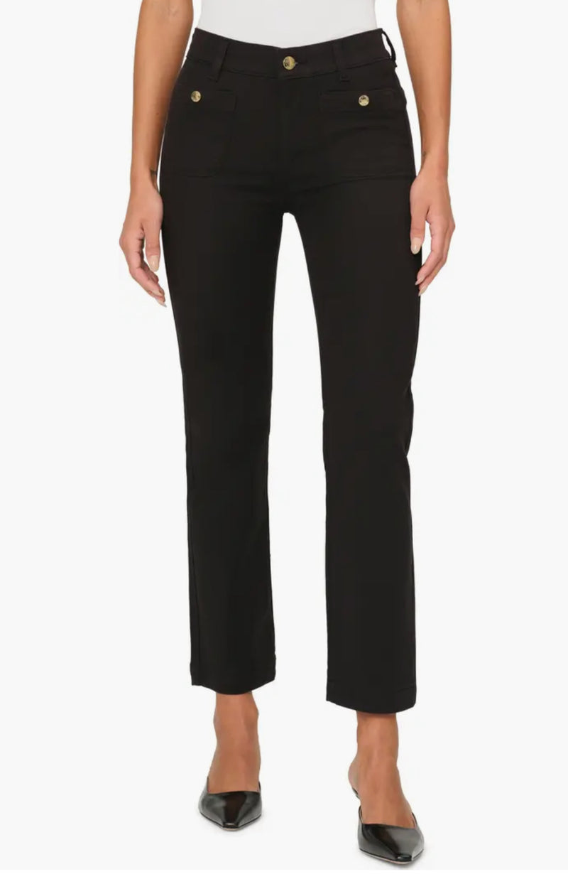DL1961 Mara Instasculpt Mid Rise Ankle Straight Leg Jean - Black Onyx Dynamic
