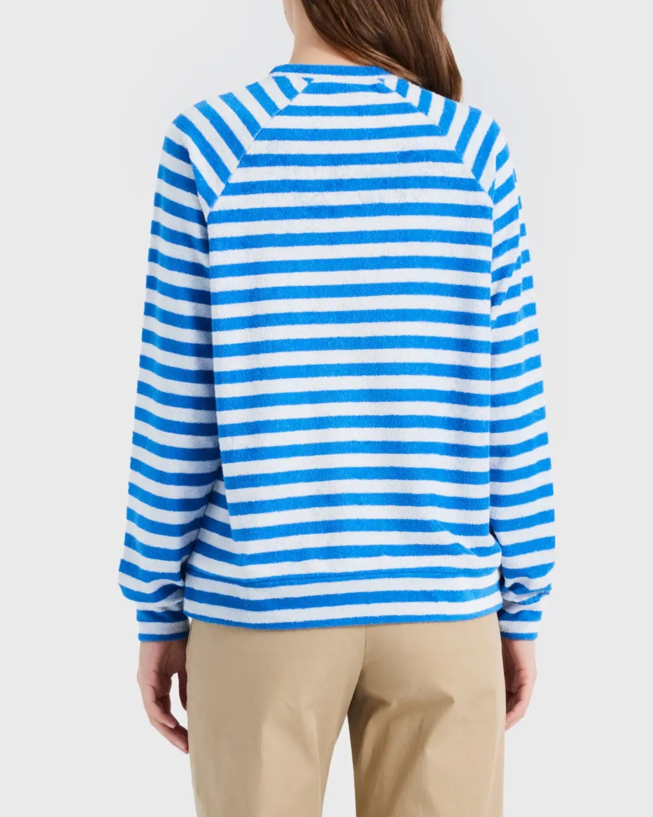 Kule The Terry Franny Striped Sweatshirt