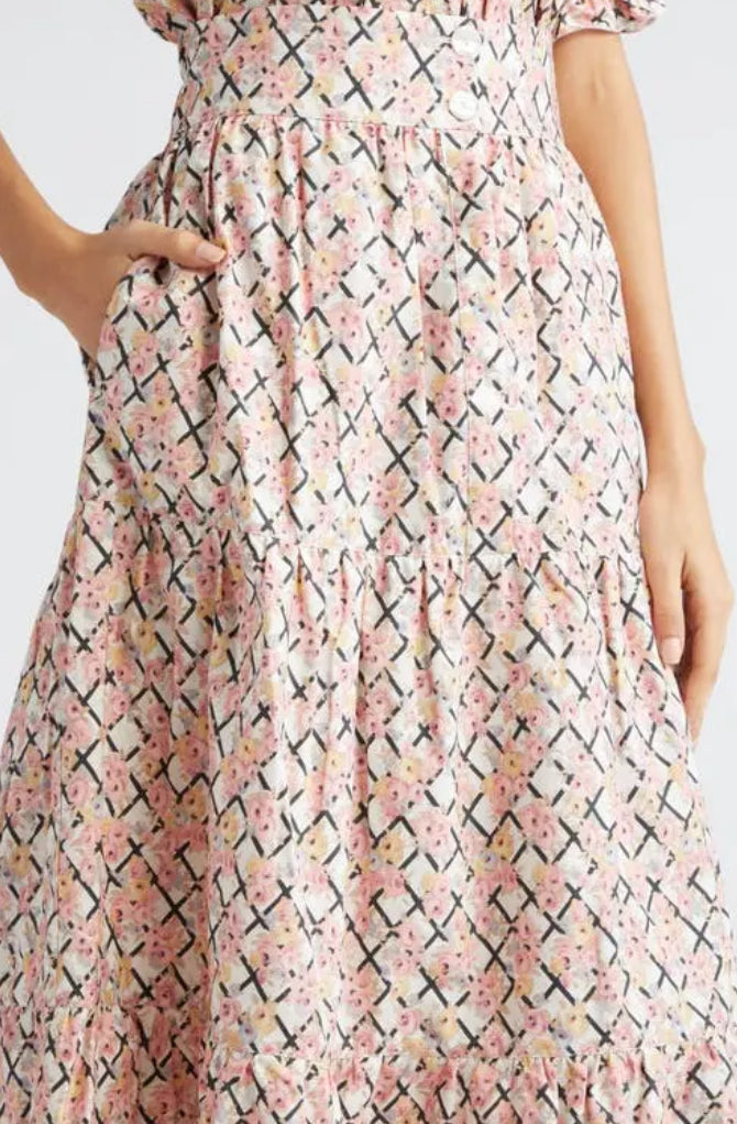 Loretta Caponi Nuvola Skirt - Pergola Of Roses