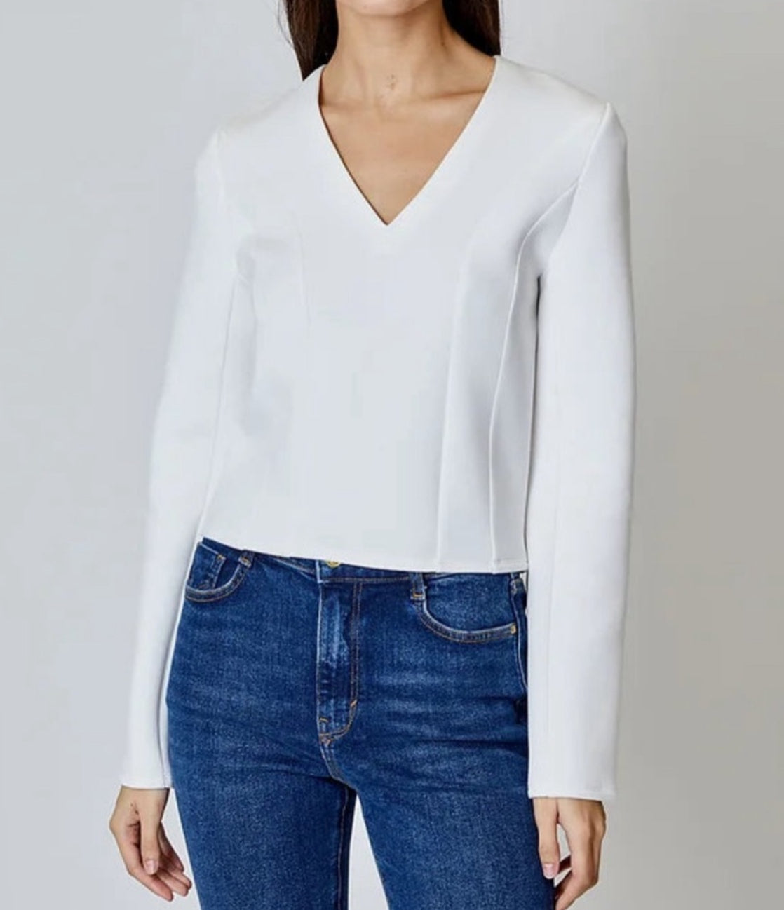 dh New York Margot Scuba Top - White