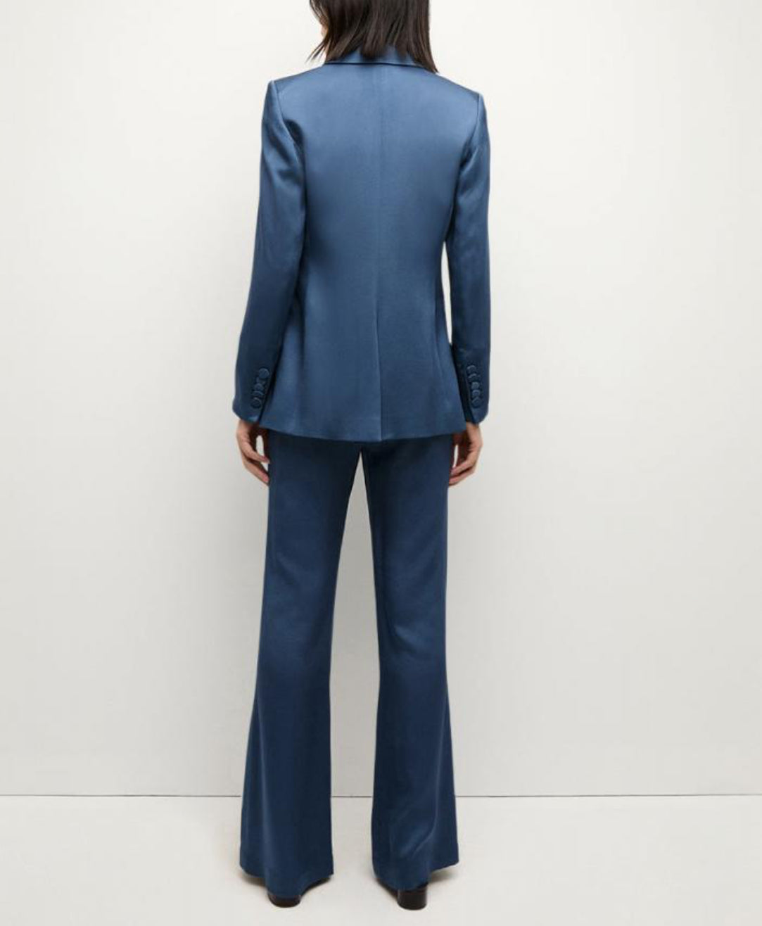 Veronica Beard Long and Lean Dickey Jacket - Blue Stone