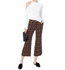 A.L.C Felix Silk Pants - Burgundy