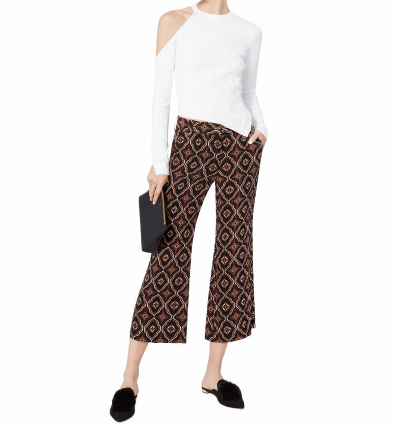 A.L.C Felix Silk Pants - Burgundy