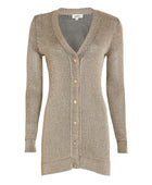 L'Agence Millie V-Neck Cardigan - Taupe