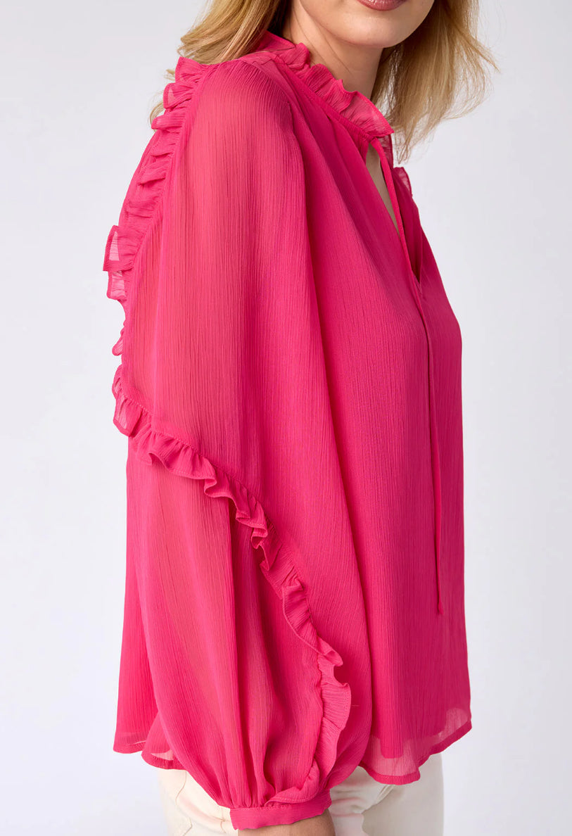 Crosby By Mollie Burch Ryland Blouse - Camellia