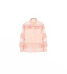 Beatrice .b Semi-Transparent Shirt W/Fringes - Arizona Sunrise